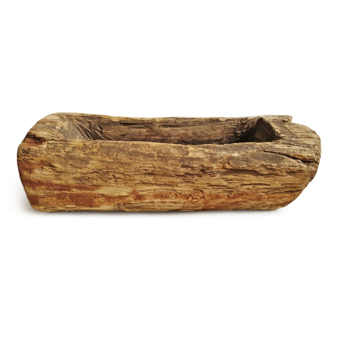 Old India Wood Log Trough - Thumbnail 3