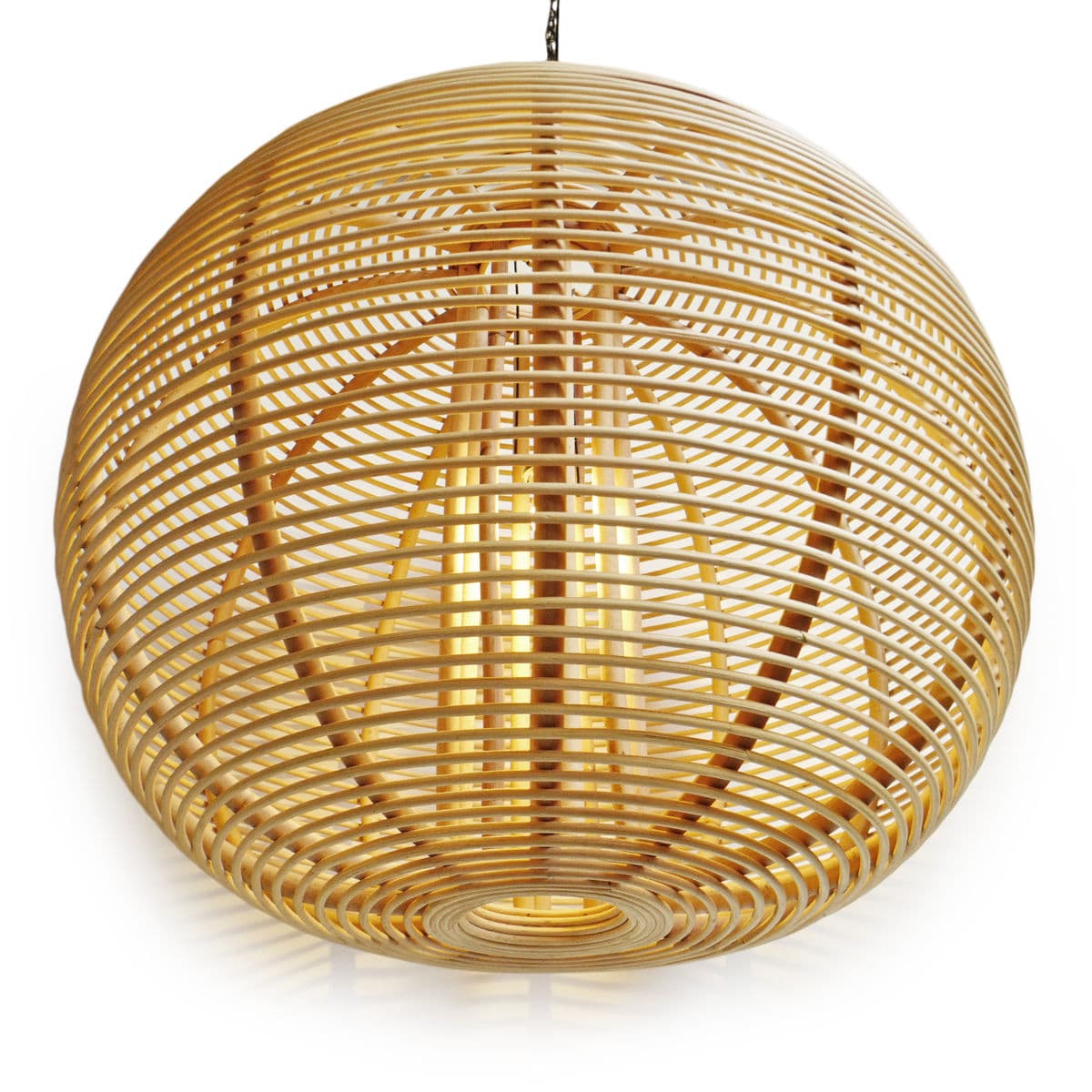 Large Rattan Moon Stick Pendant - Thumbnail 3