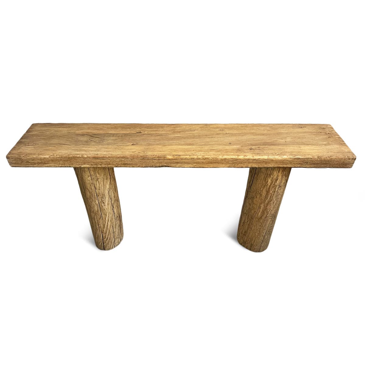 Elm Log Leg Console Table - Thumbnail 3