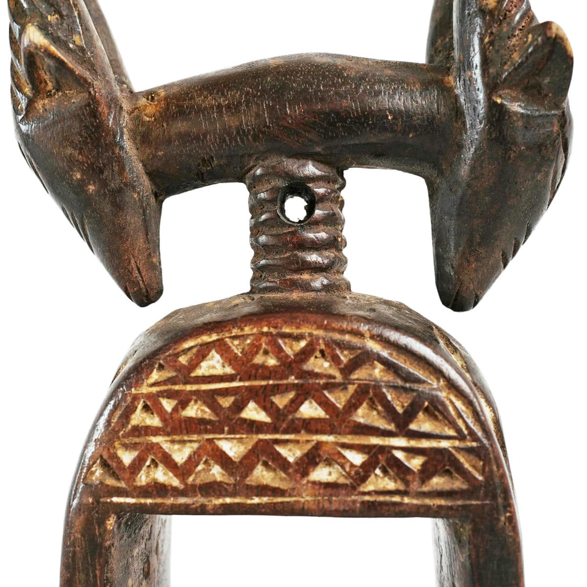 Antique Antelope Heddle Pulley - Thumbnail 3