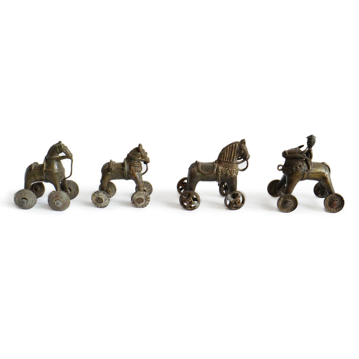 Original India Bronze Childrens Toy - Thumbnail 4