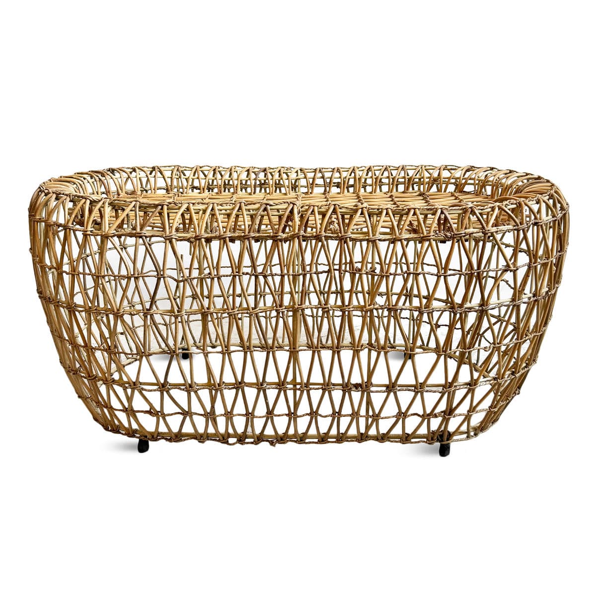Rattan Open Oval Coffee Table - Thumbnail 4