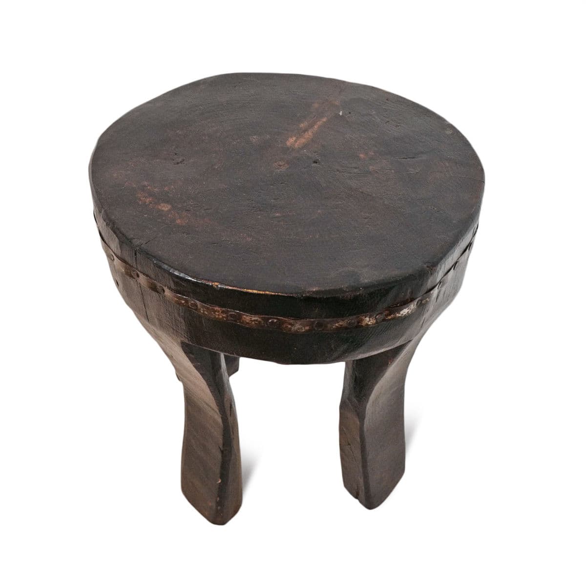 Vintage Naga Wood Stool - Thumbnail 4