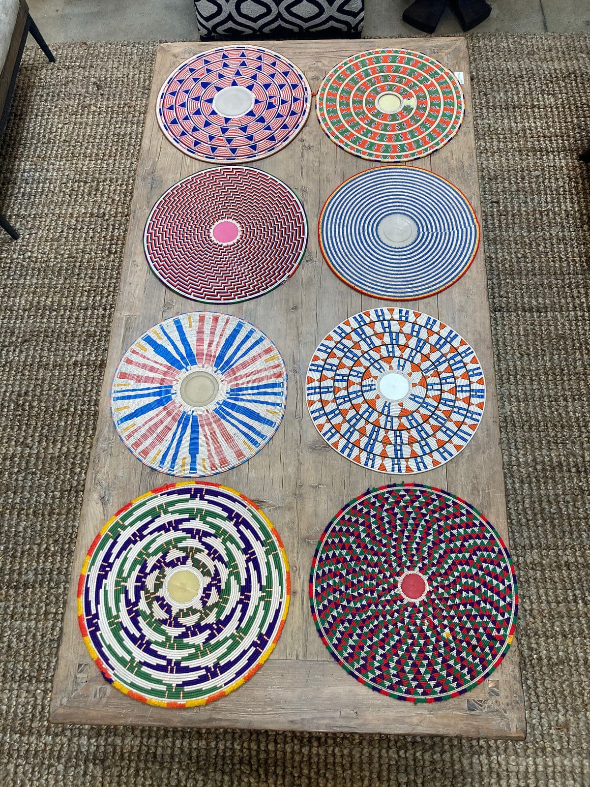 Nigerian Hassau Basket Cover - Thumbnail 4