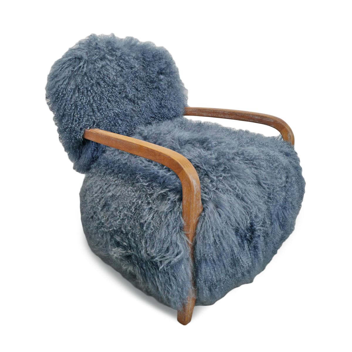 Ocean Kia Fur Accent Chair - Thumbnail 4