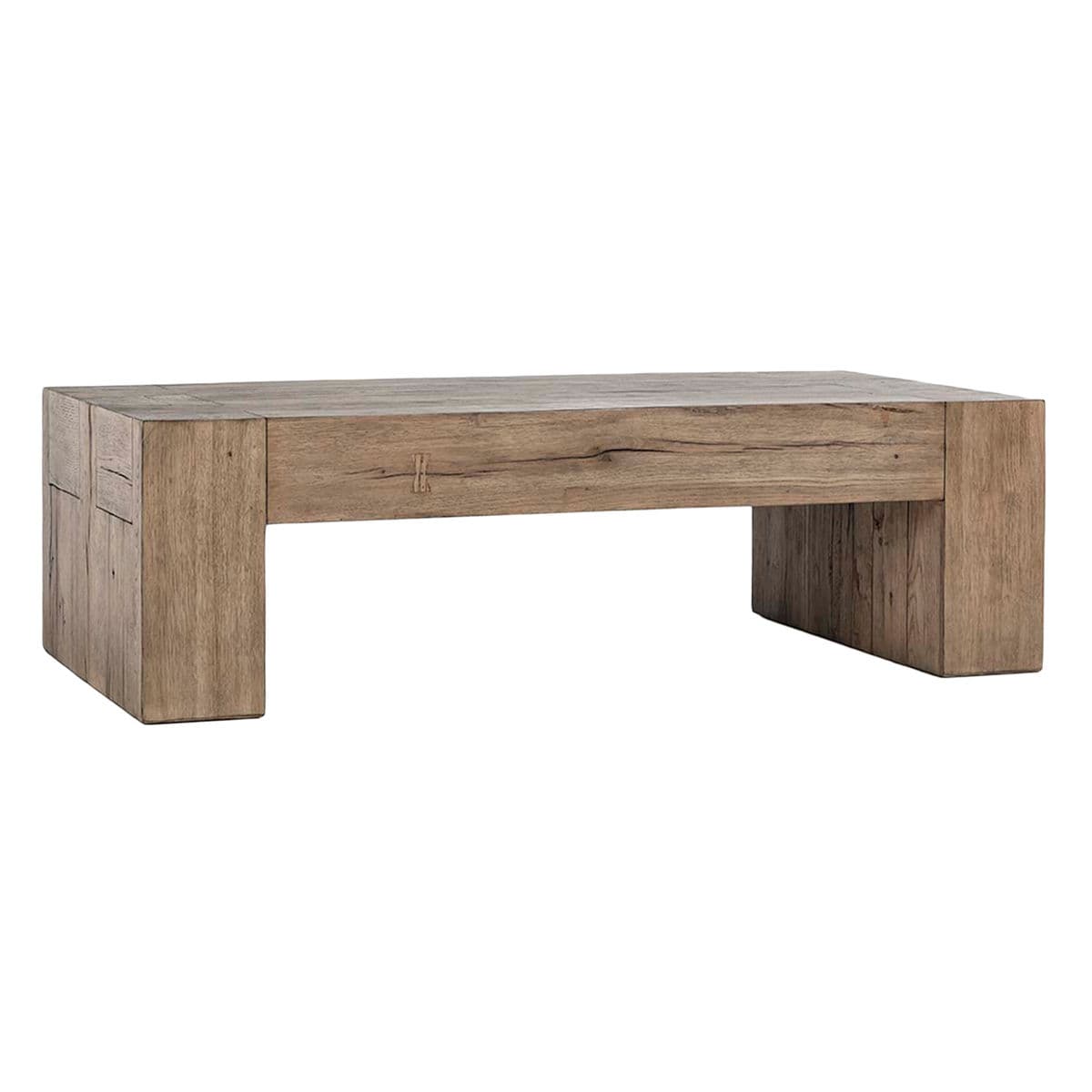 Natural Oak Beam Coffee Table - Thumbnail 4