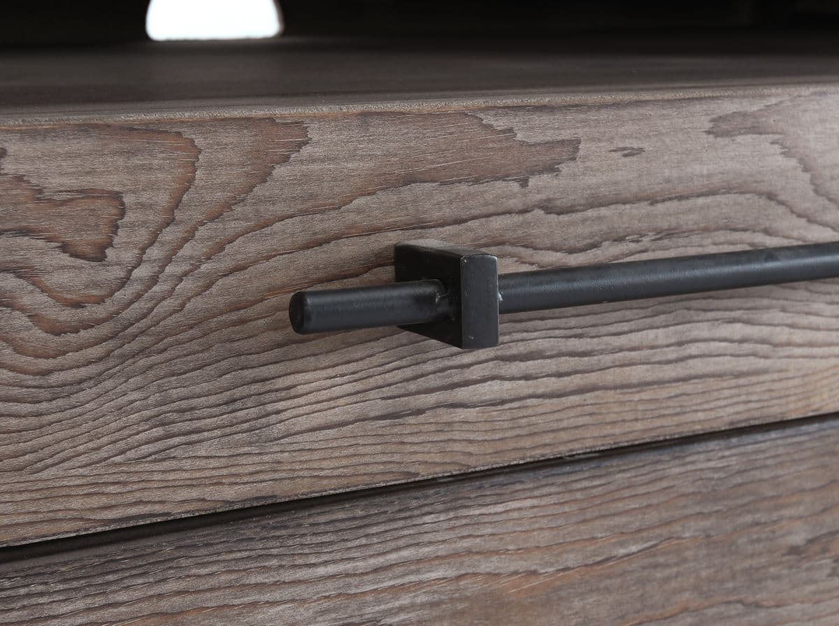 Salvage Barn Wood Media Cabinet - Thumbnail 4