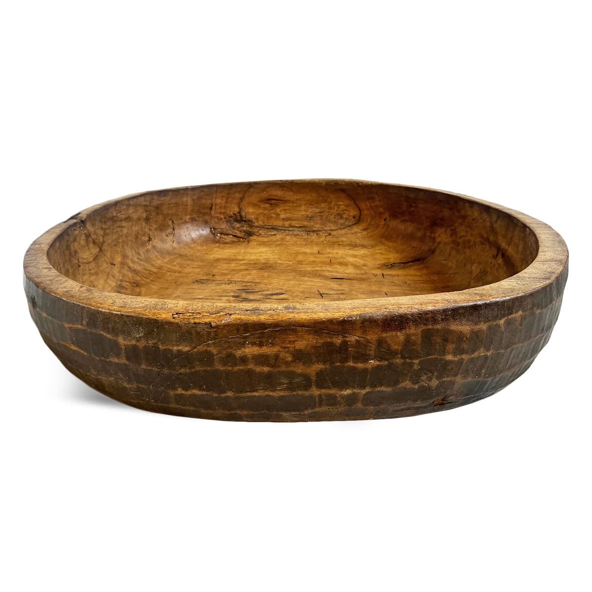 Vintage Large Wood Baga Bowl - Thumbnail 4