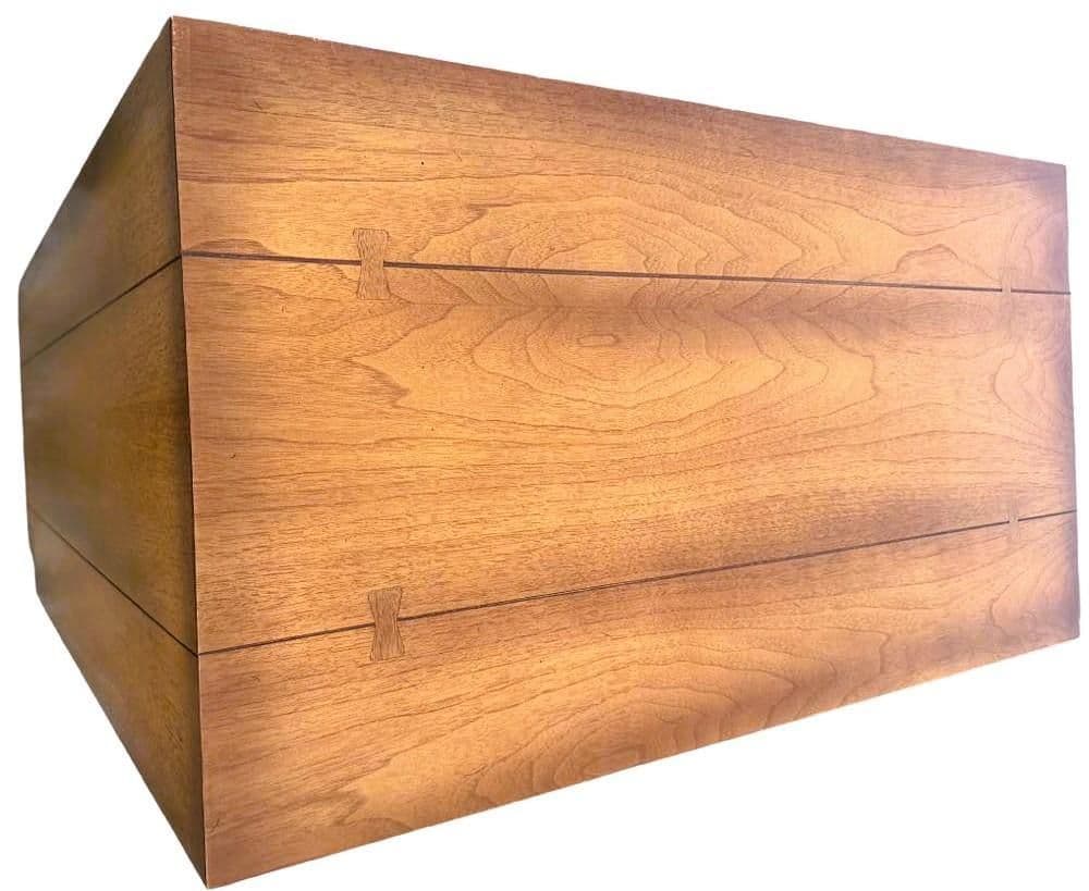 Pair of American of Martinsville Mid-Century Modern Walnut Chests of Drawers - Rare Find - Thumbnail 4