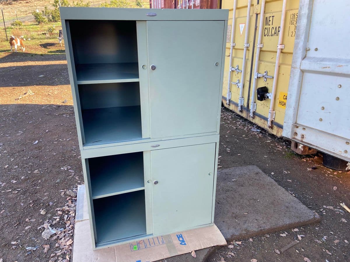 1960s Cole Steel Metal Cabinet - Thumbnail 3