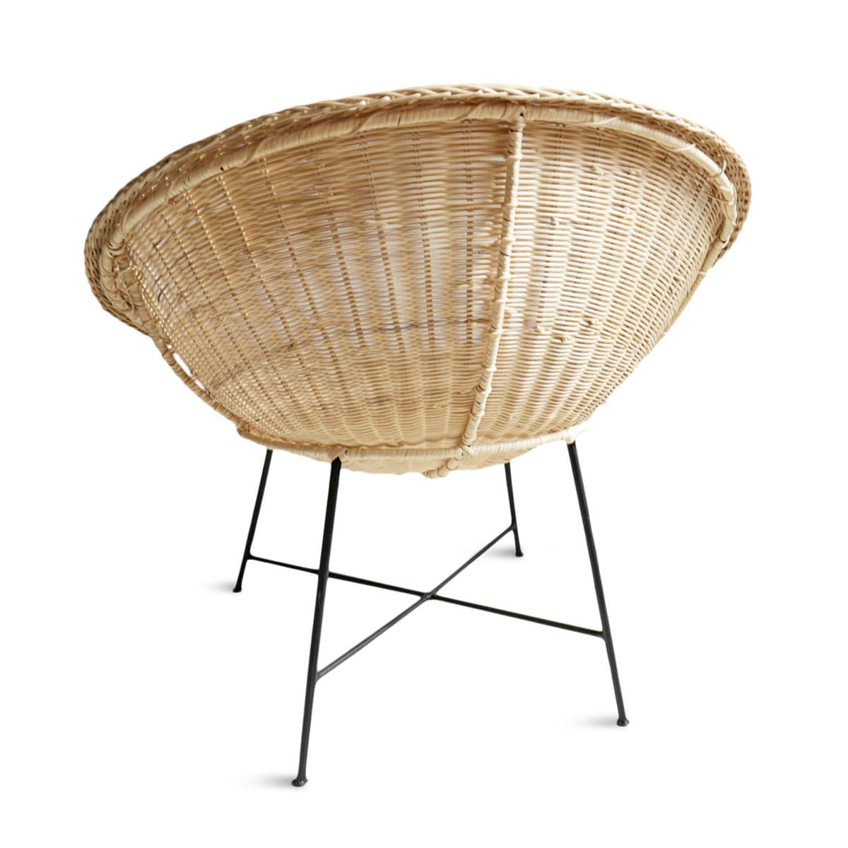 Natural Rattan Cup Chair - Thumbnail 4
