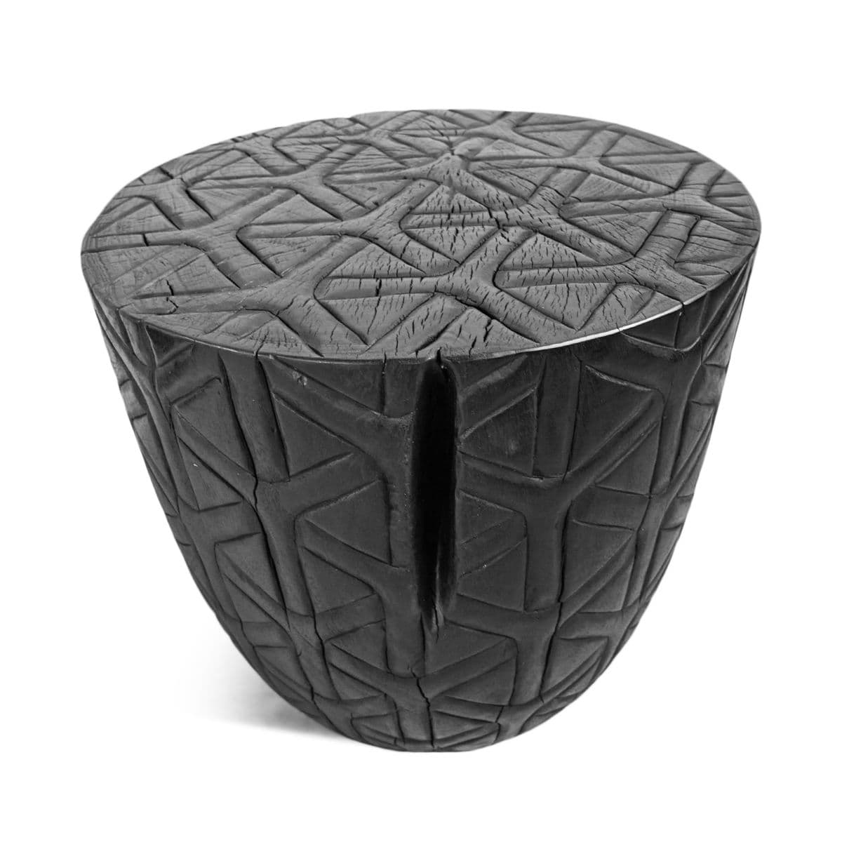 Ebony Gumdrop Cane Print Stool - Thumbnail 4