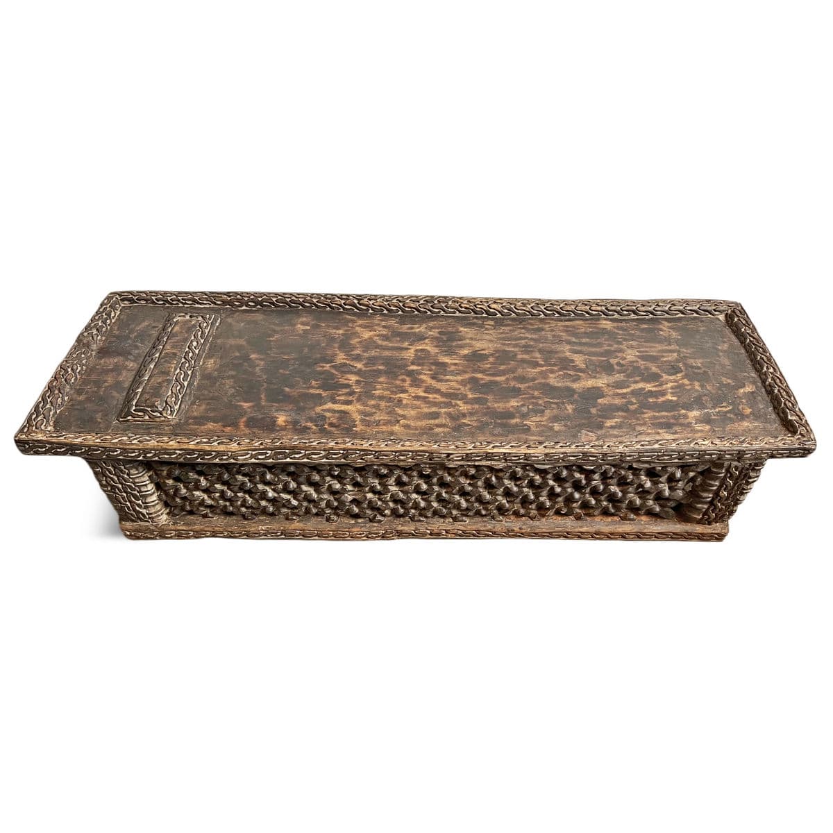 Vintage Bamileke Bench Bed - Thumbnail 4