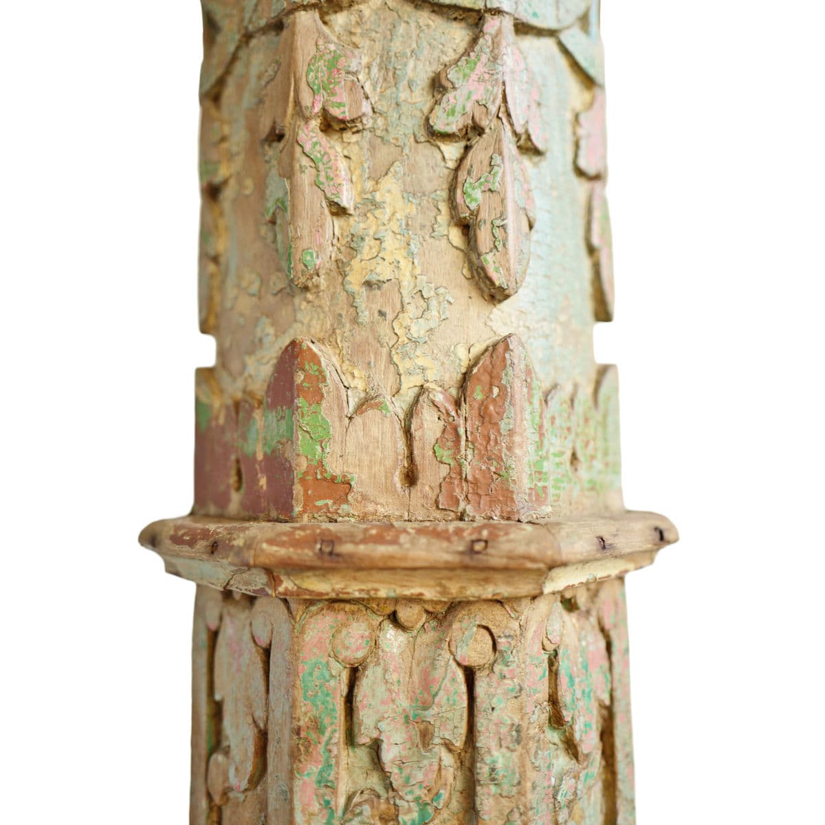 Antique Pair of Colonial India Columns - Thumbnail 4