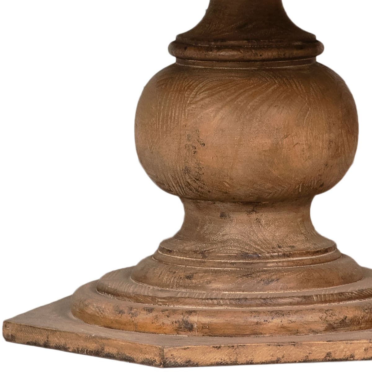 Round Farmhouse Pedestal Dining Table - Thumbnail 4