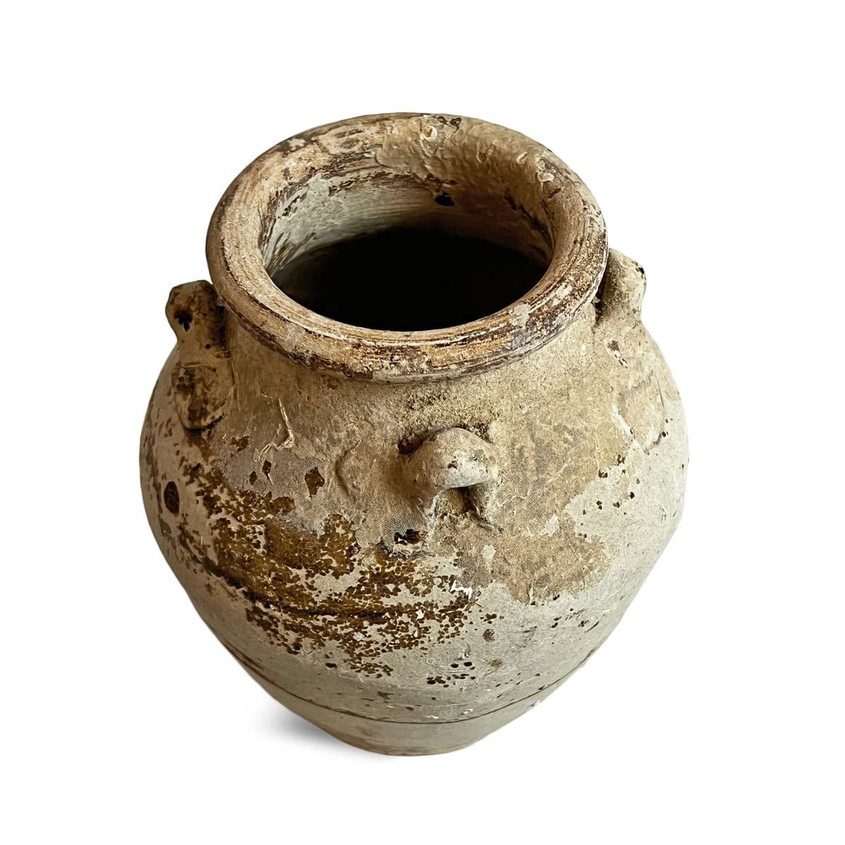 Antique Javanese Small Earthware Pot - Thumbnail 4