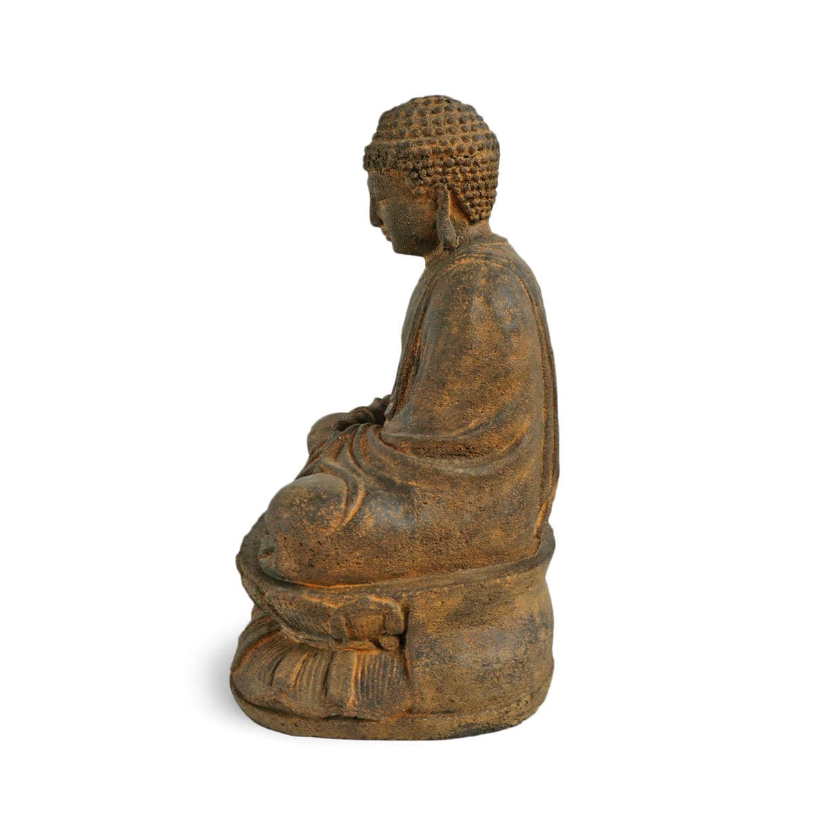 Cast Stone Sitting Buddha - Thumbnail 4