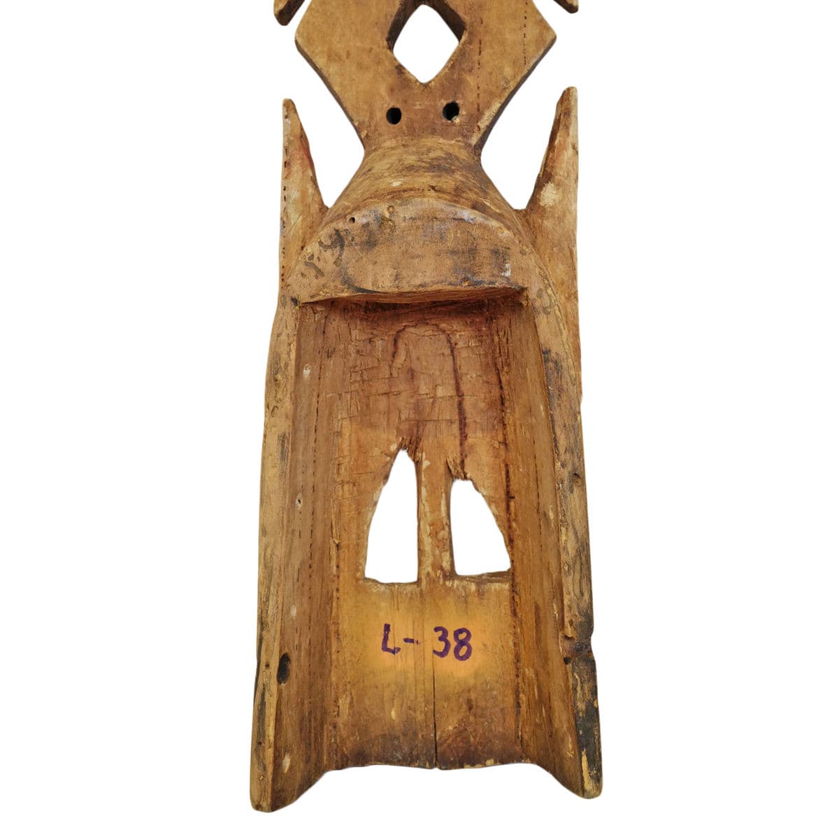 Vintage Dogon Sirige Mali Mask - Thumbnail 4