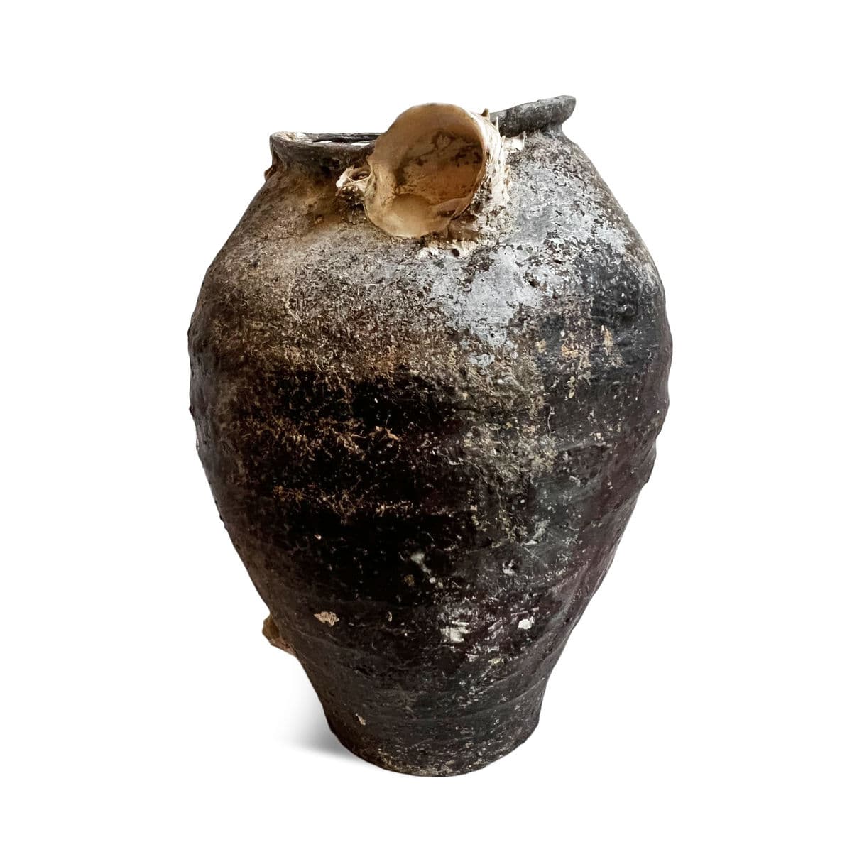 Antique Javanese Earthware Ocean Pot - Thumbnail 4