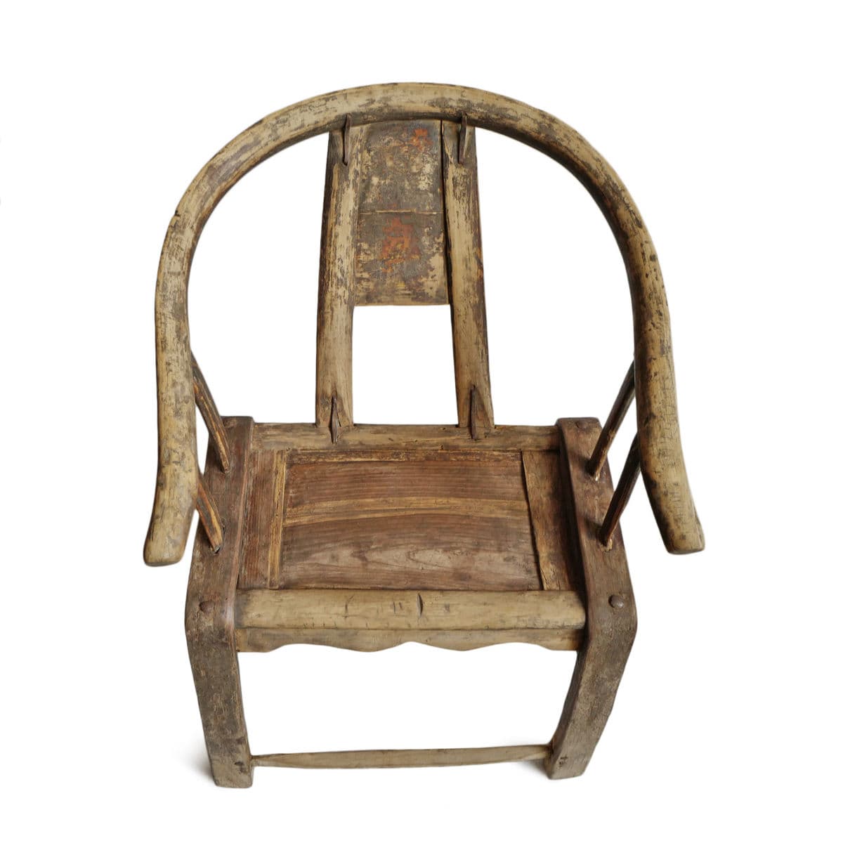 Old Elm Horseshoe Chair - Thumbnail 4