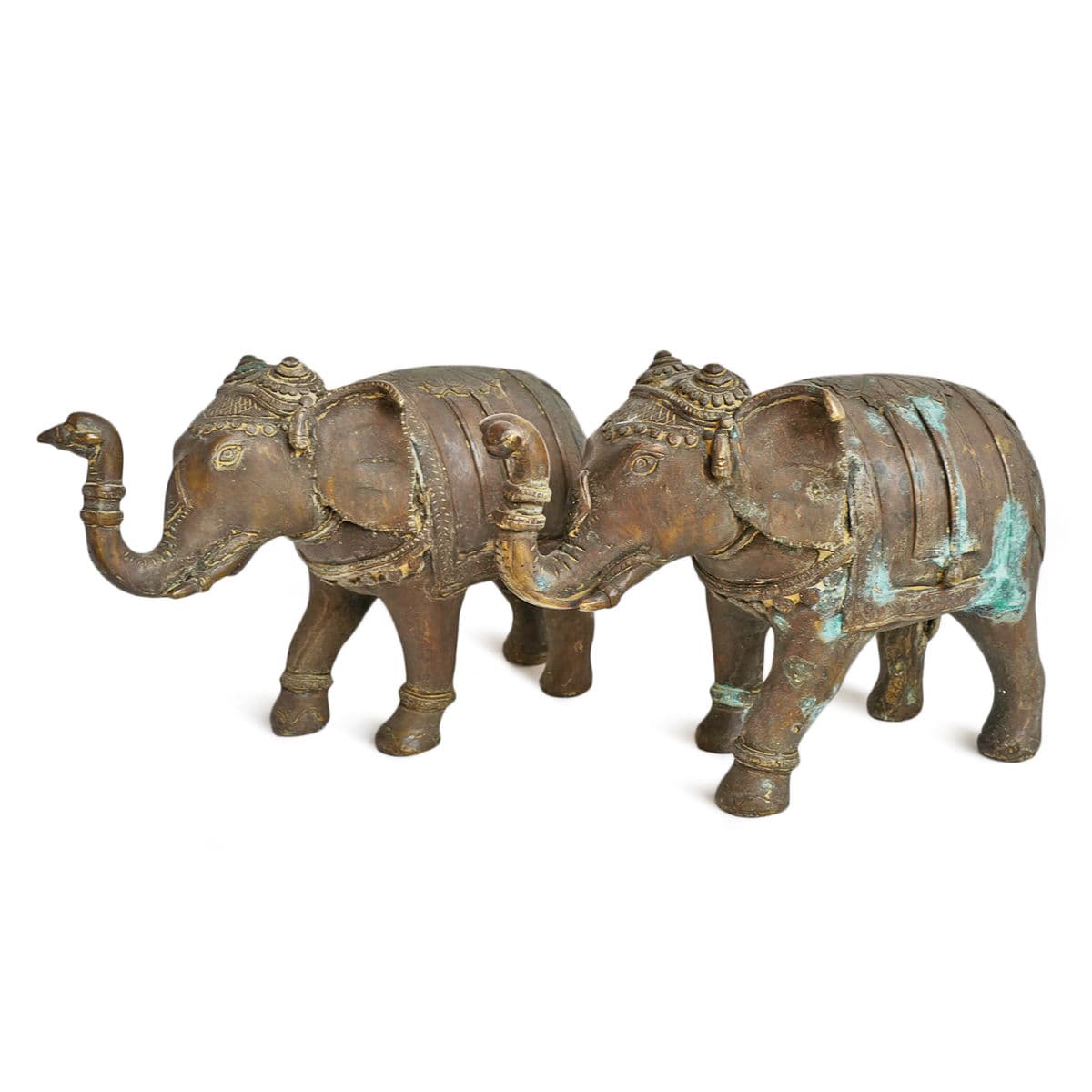 Antique Bronze Elephant Bookend - Thumbnail 4