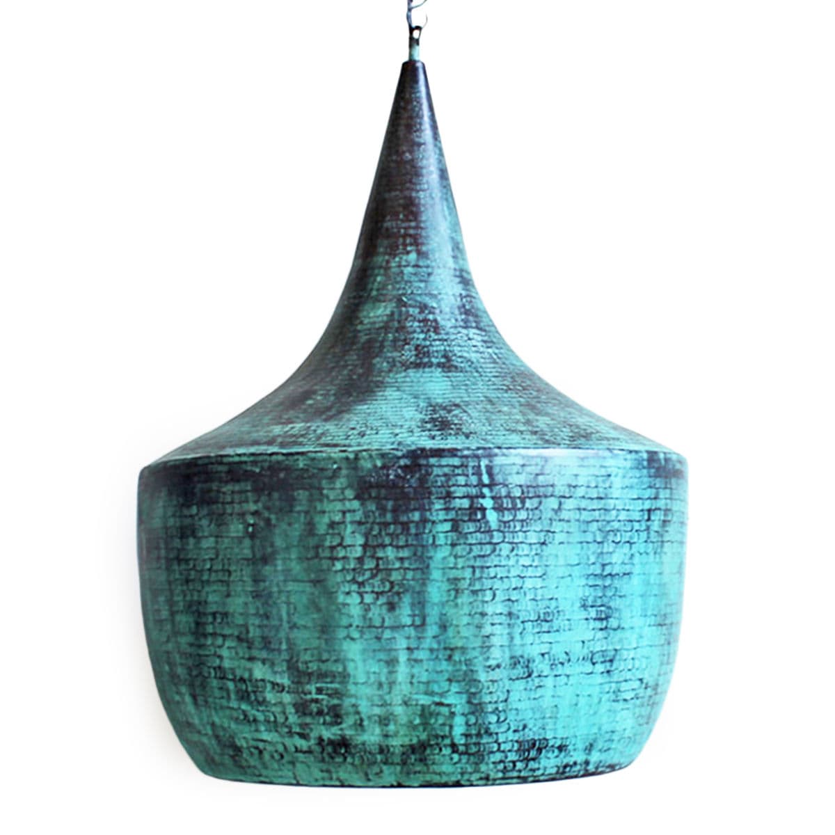 Verdigris Copper Lantern Large - Thumbnail 4