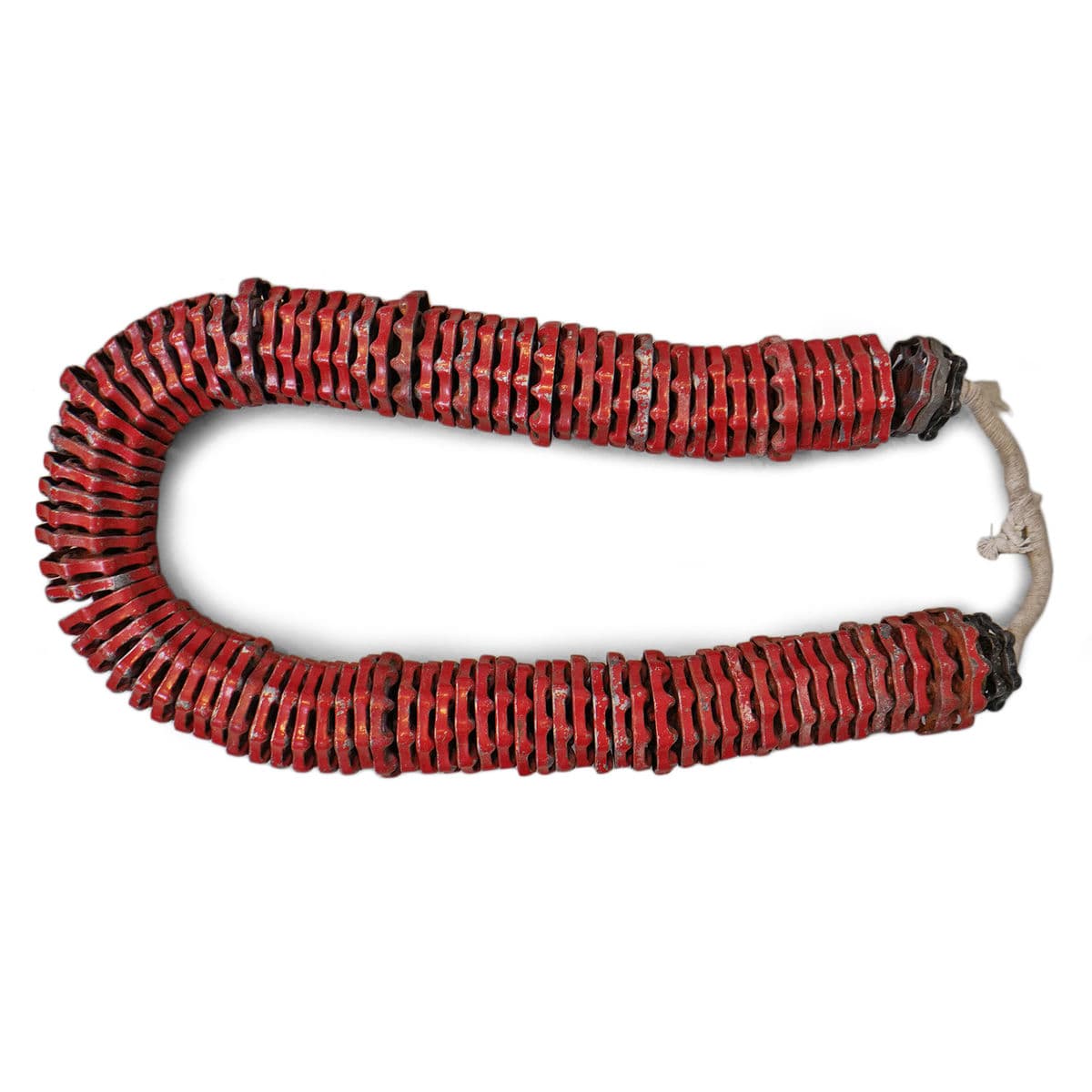 Vintage Red Iron Faucet Handle Grouping - Thumbnail 4