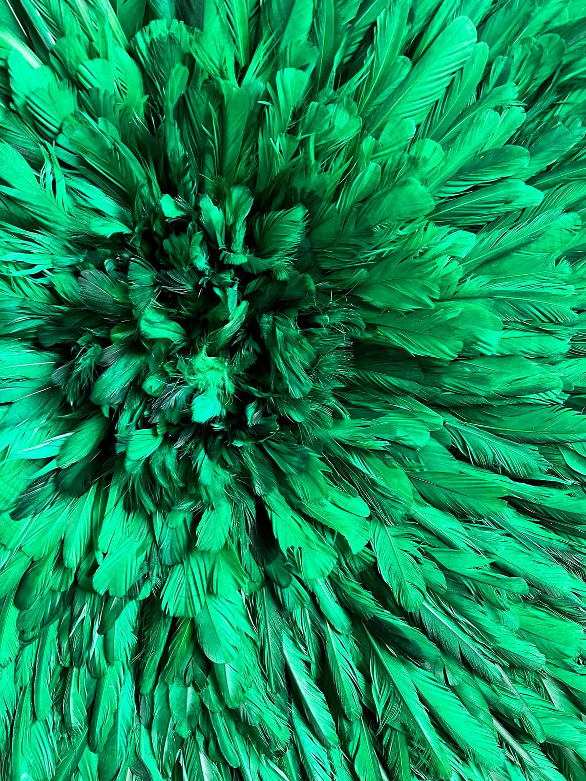 Emerald Green Juju Wall Art - Thumbnail 4