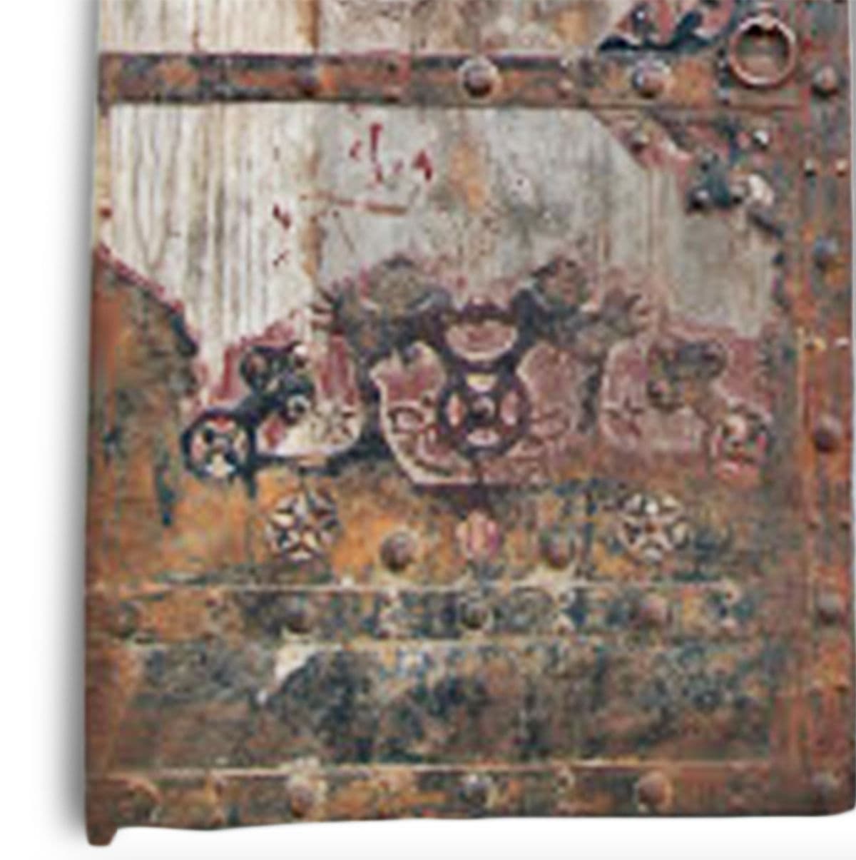 Antique Wood & Iron Mongolian Gate - Thumbnail 4