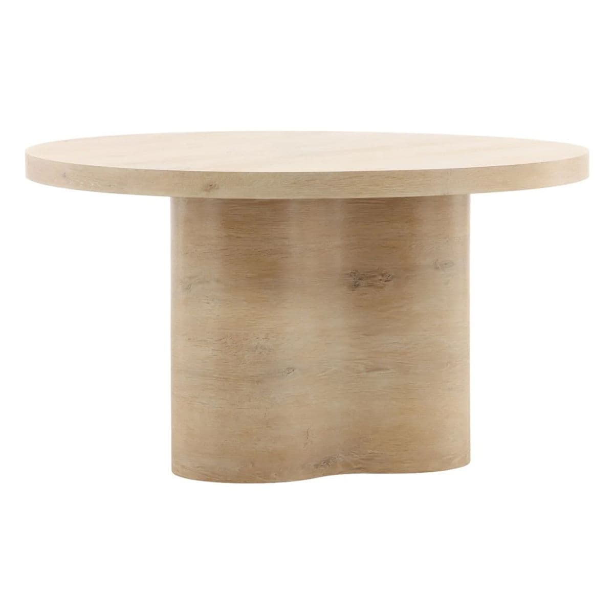 Wave Pedestal Round Dining Table - Thumbnail 4