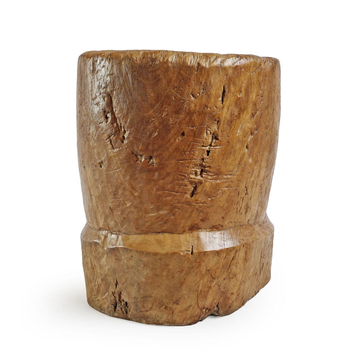 Vintage Javanese Wood Bowl - Thumbnail 4