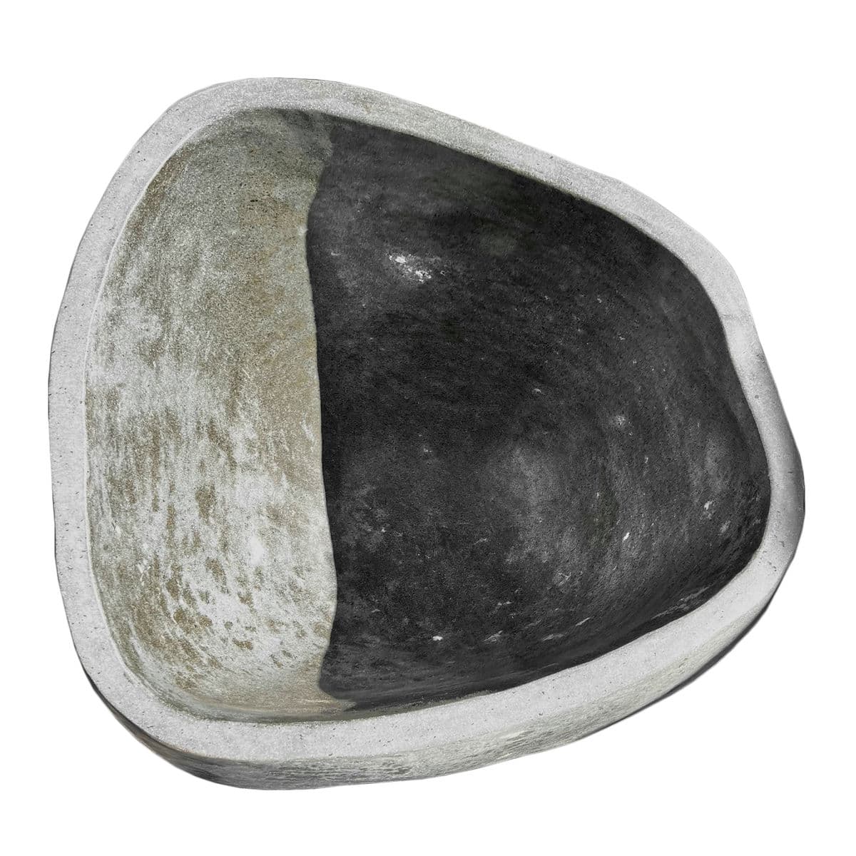Giant Stone Boulder Bowl - Thumbnail 4