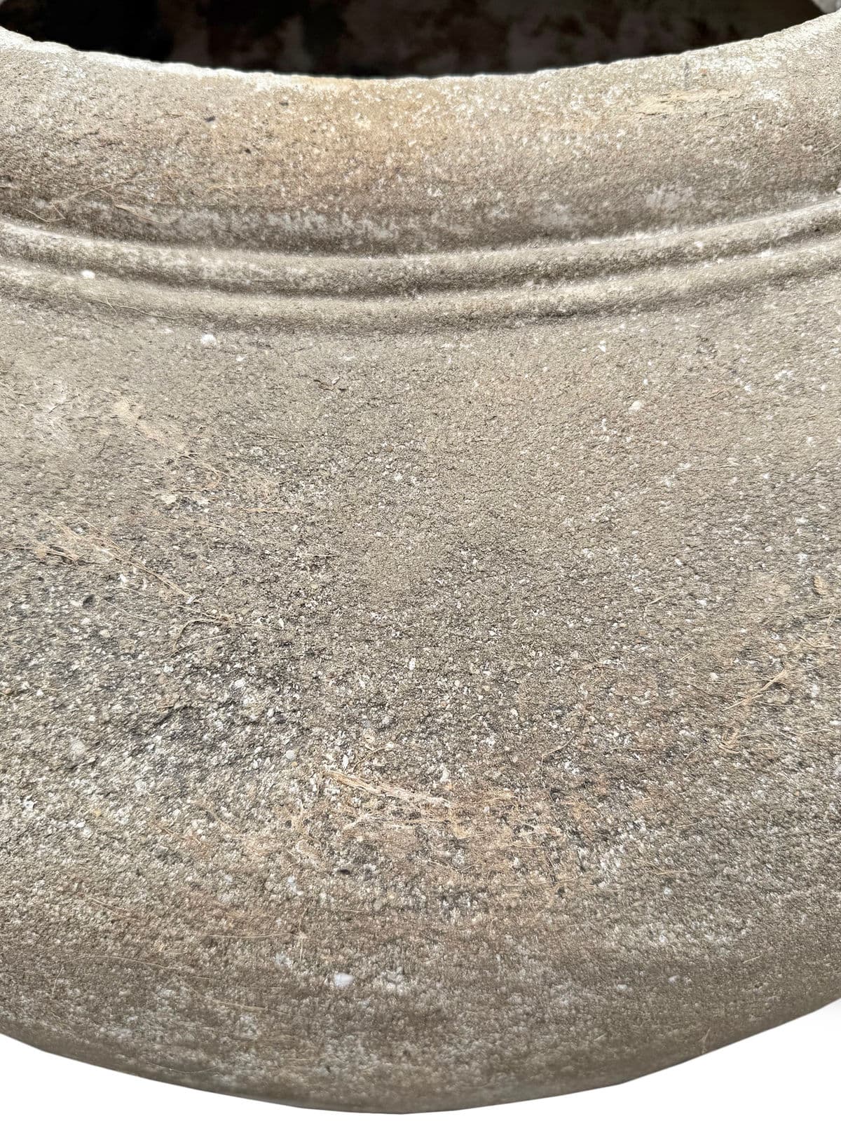 Antique Cement Java Pot - Thumbnail 4