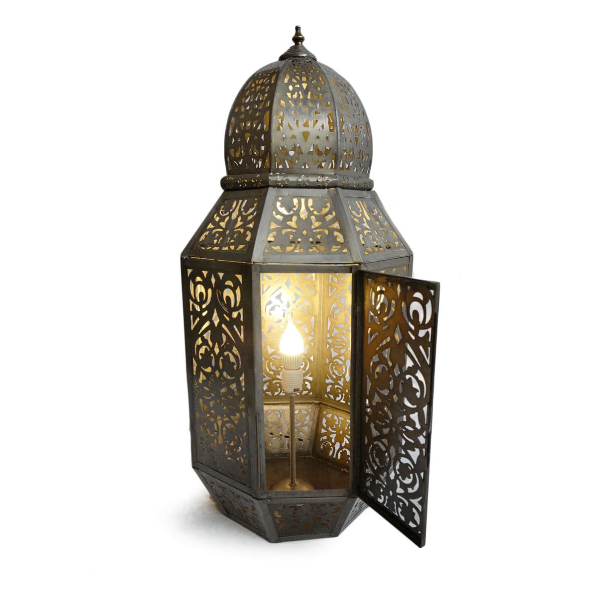 Moorish Tin Table Lantern - Thumbnail 4