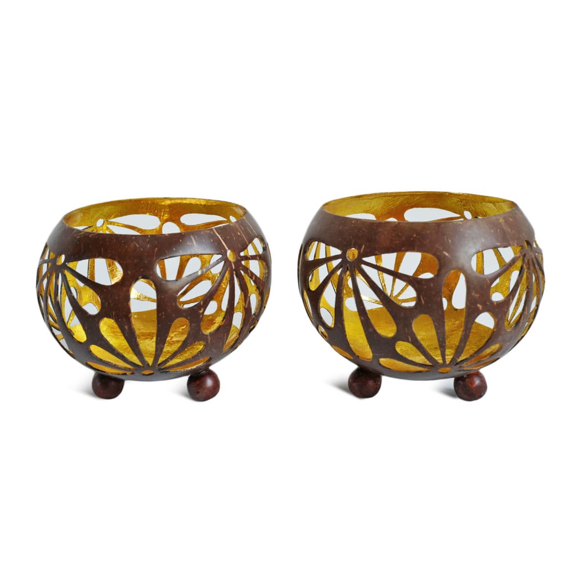 Coconut Flower Candle Bowl - Thumbnail 4