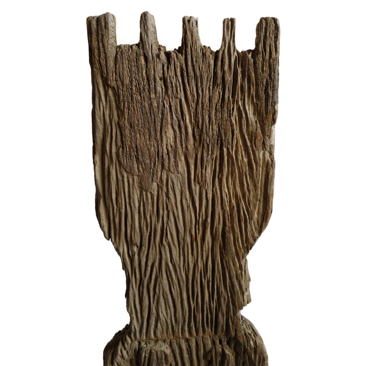 Antique Nepal Ancestry Post on Stand - Thumbnail 4