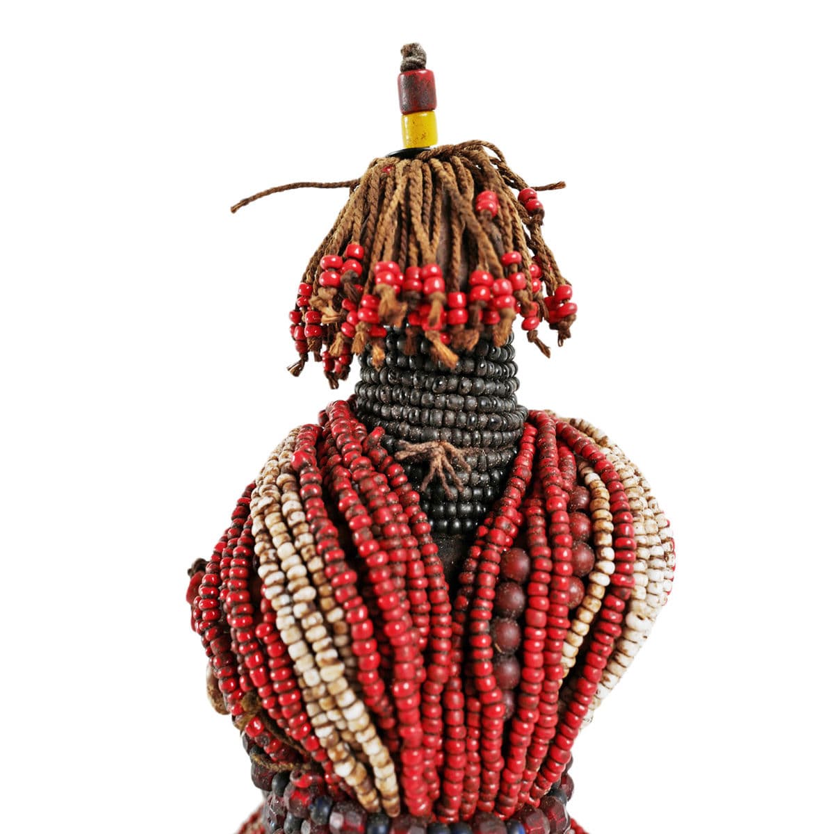 Vintage Cameroon Fali Beaded Doll - Thumbnail 4