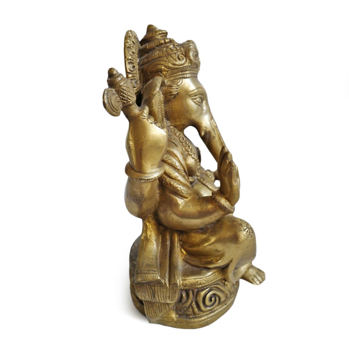 Vintage Brass Ganesha - Thumbnail 4