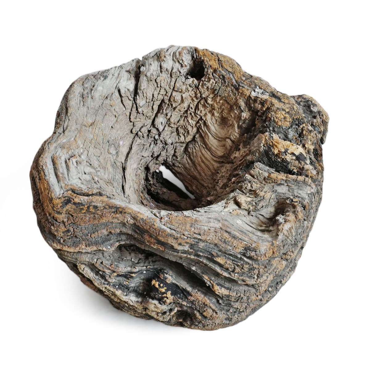 Old India Burl Wood Bowl - Thumbnail 4