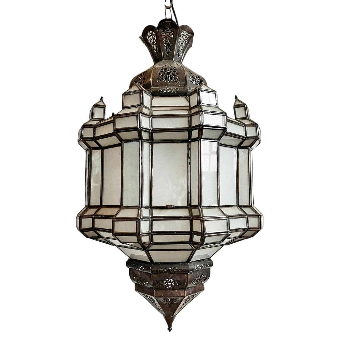 Frosted Prism House Pendant Lantern - Thumbnail 4