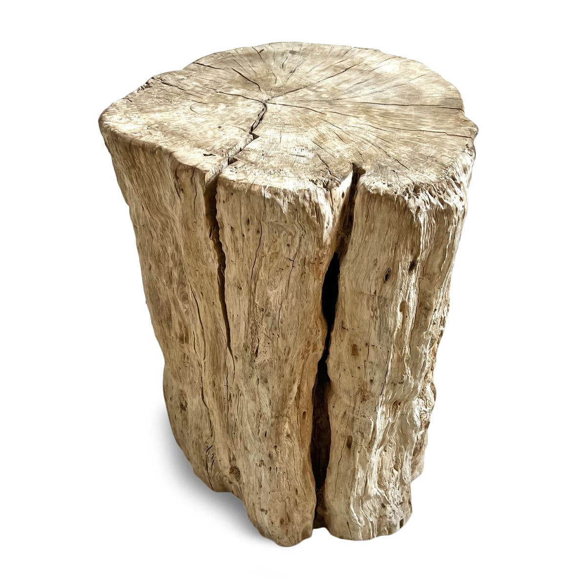 Washed Lychee Stump Table - Thumbnail 4