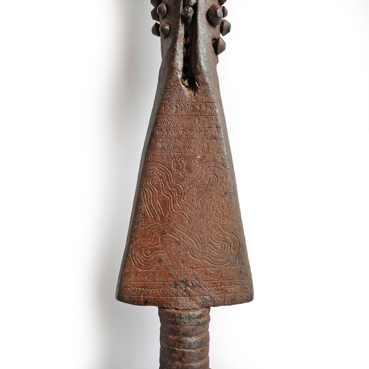 Yoruba Opa Orisa Oko Iron Staff - Thumbnail 4