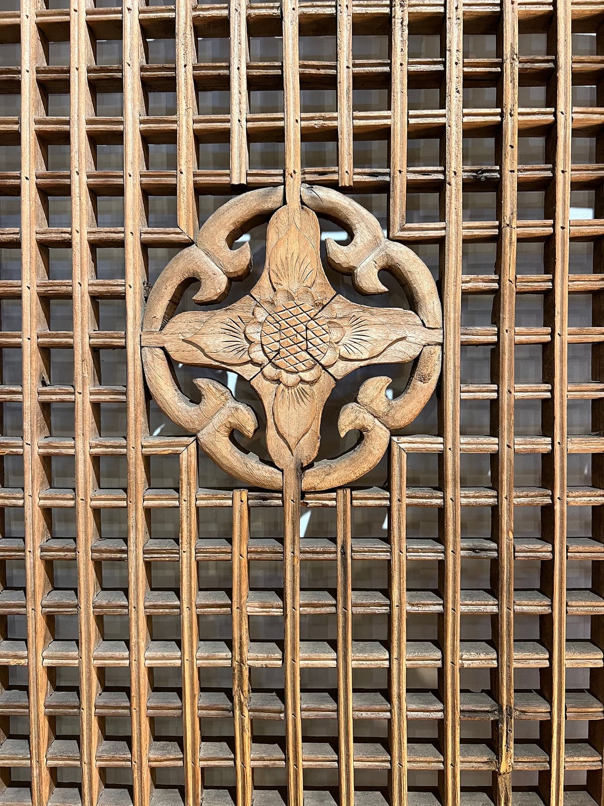 Vintage Lattice Work Screen Door - Thumbnail 4