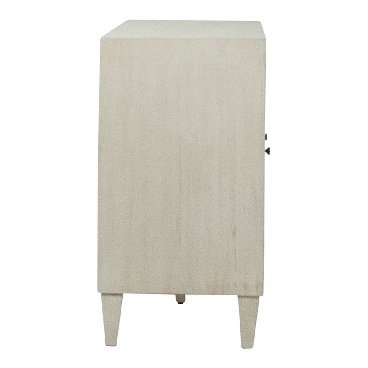 White Wash Acacia & Rattan Sideboard - Thumbnail 4