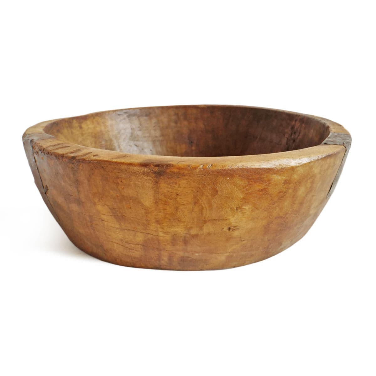 Vintage Teak India Wood Bowl - Thumbnail 4
