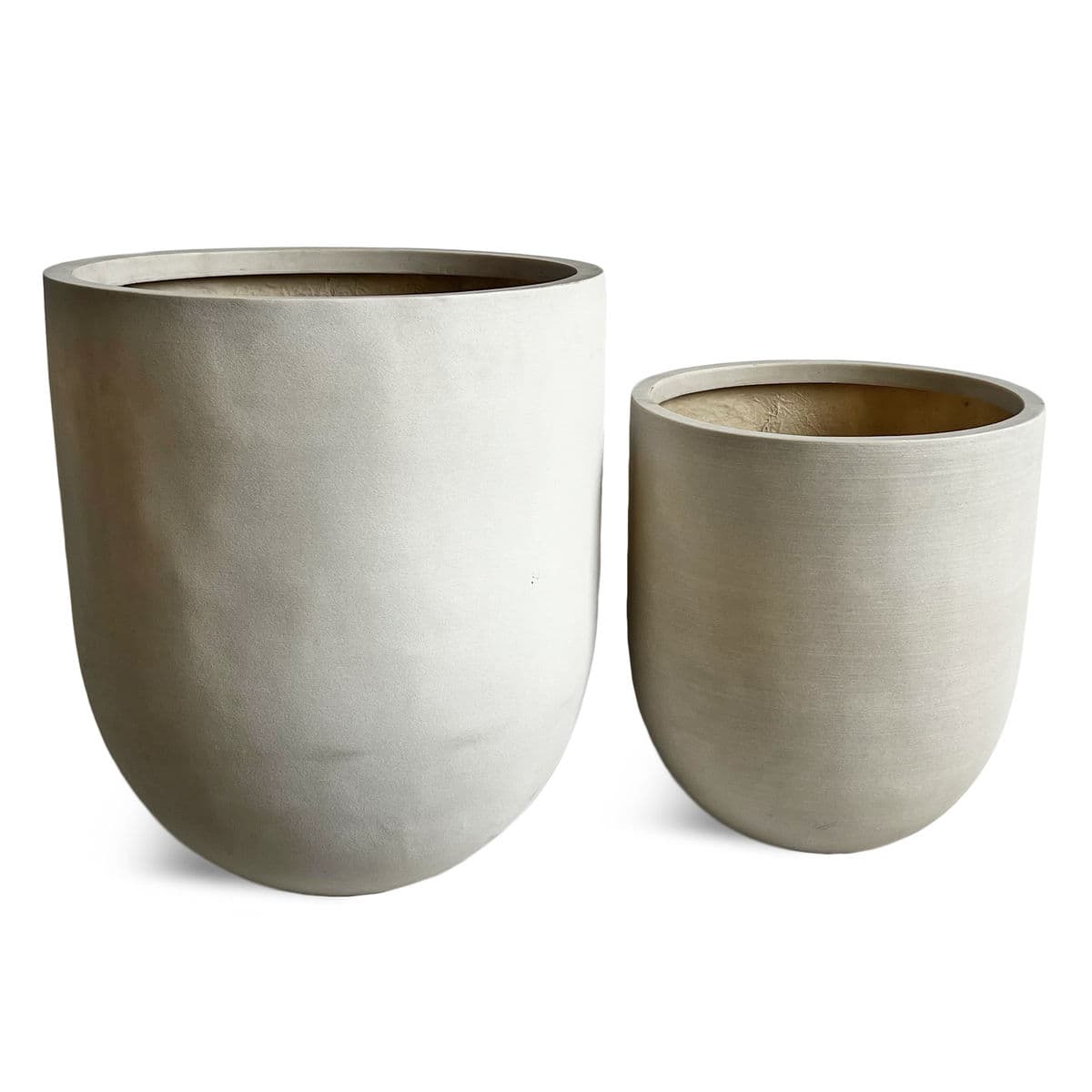Conical Light Grey Planter Medium - Thumbnail 4