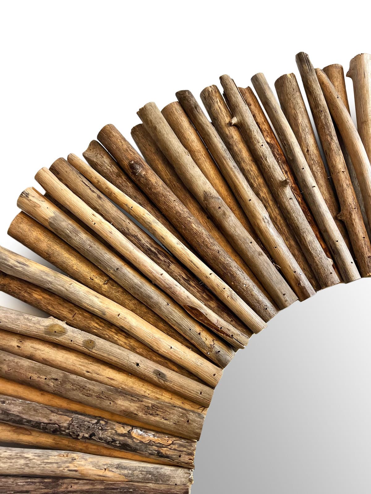 Large Driftwood Sun Mirror - Thumbnail 4