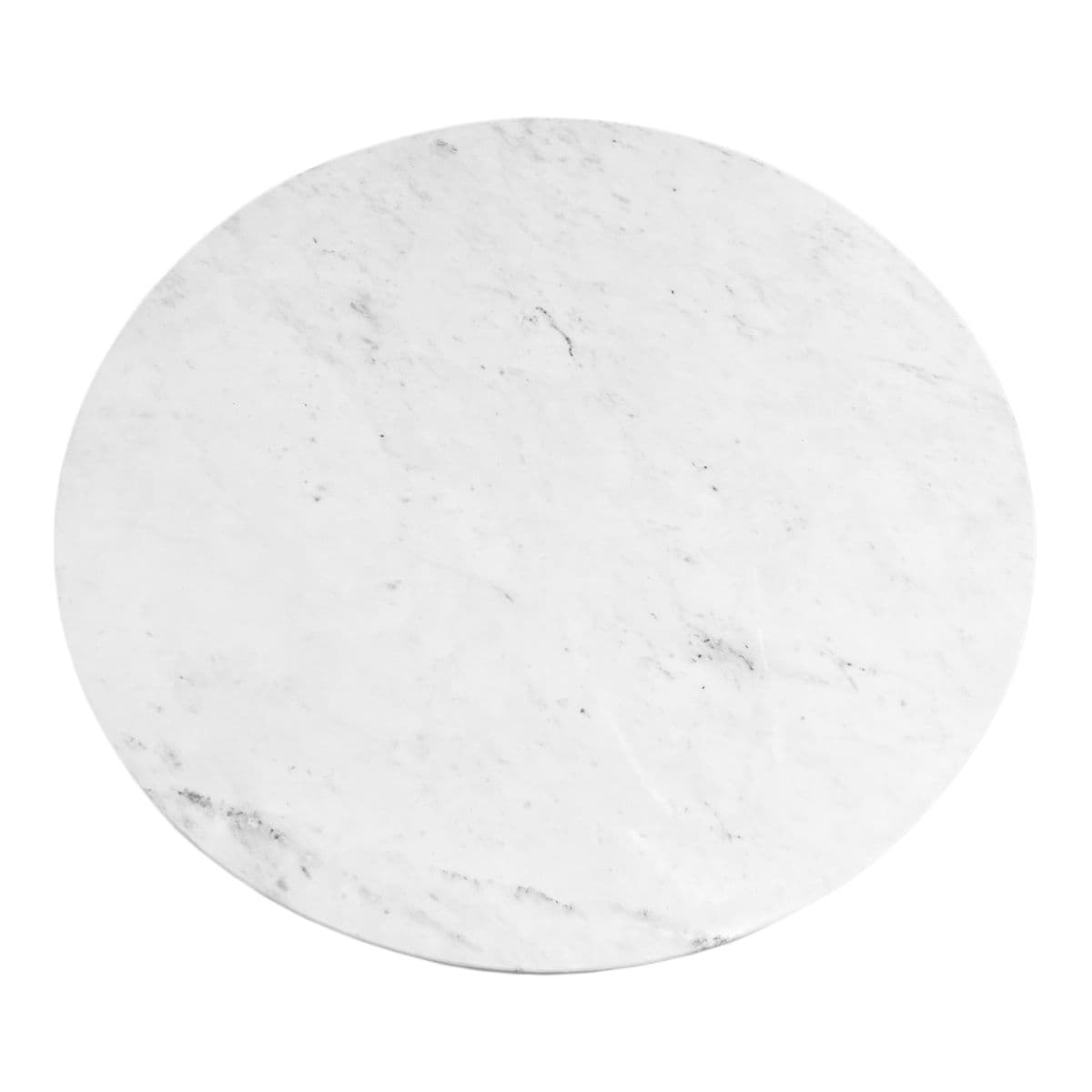 Marble & Brass Round Coffee Table - Thumbnail 4