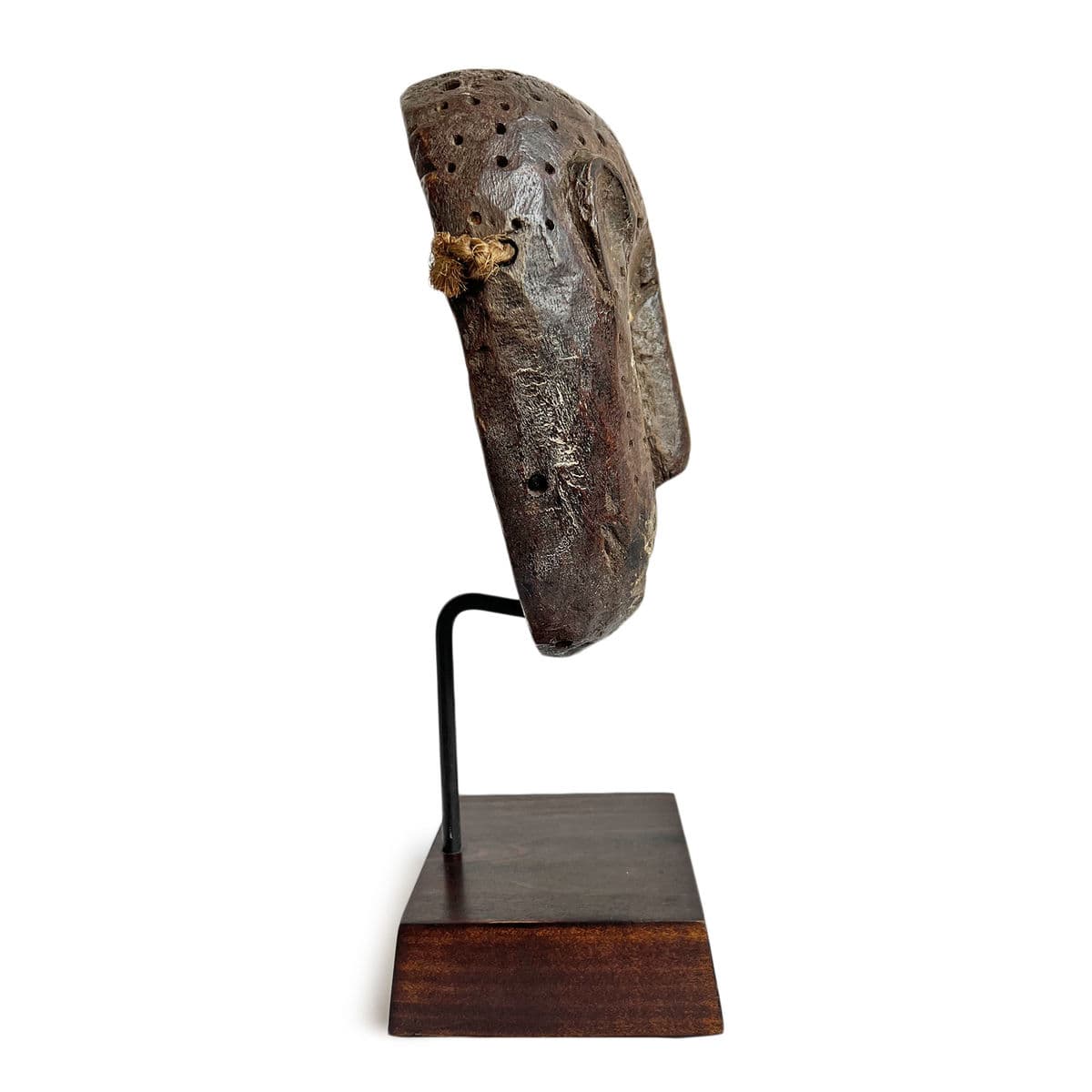 Old Mbaka Leopard Mask on Stand - Thumbnail 4