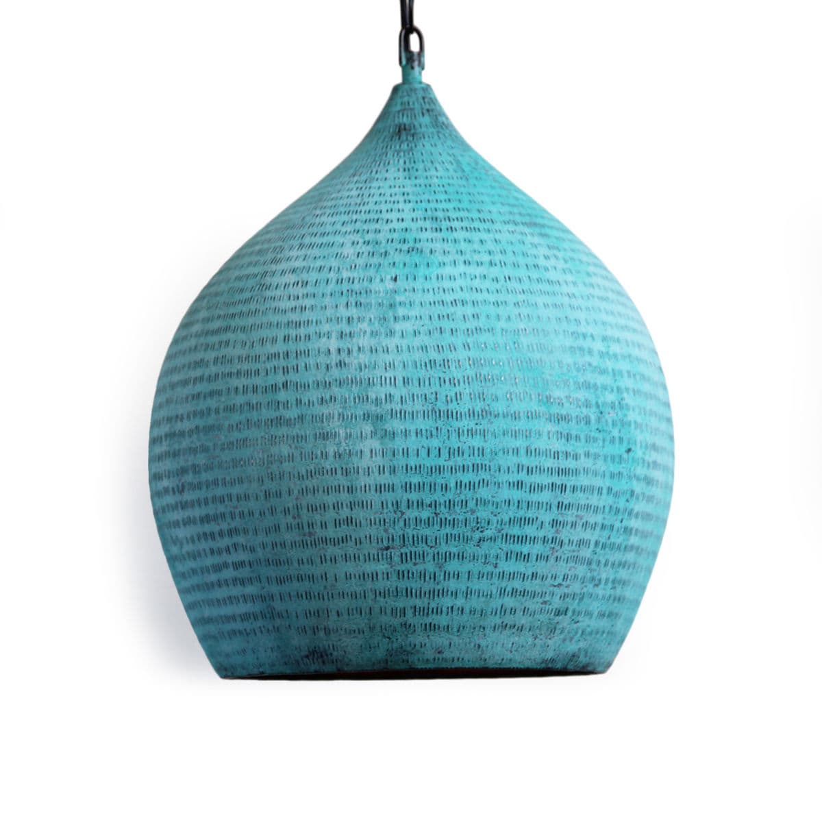 Copper Hammered Pod Lantern Small - Thumbnail 4